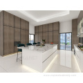 Custom smart luxury style white island kitchen cabinet